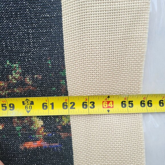 A Landscape Cross Stitch Embroidery Hanging Wall Decor Handmade - Picture 10 of 16